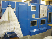 Load image into Gallery viewer, A large, industrial blue L.H. Lorch rejuvenation machine used for cleaning and processing down and feathers.