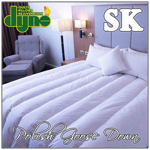 Supa King 95% Polish Goose Down Quilt - Baffled Channels